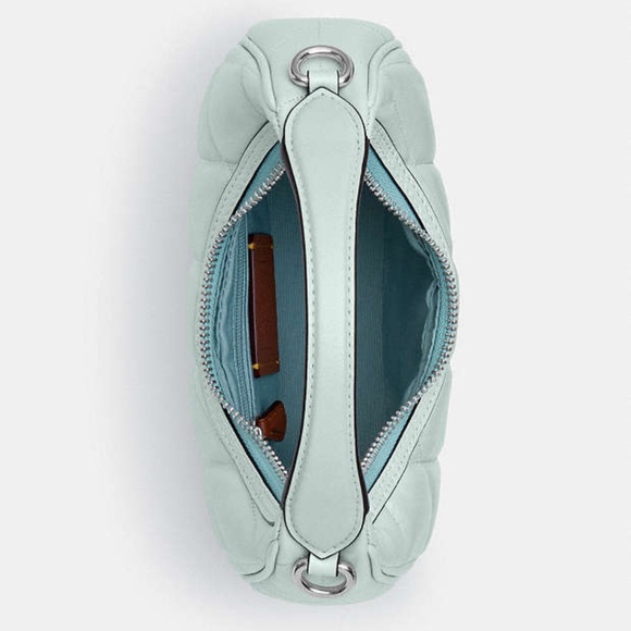 Coach Carmen Mini Crossbody Bag In /Silver/Green NWT - Picture 3 of 6